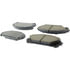 Centric 105.13240 Disc Brake Pad Set Posi Quiet Ceramic Brake Pads with Shims and Hardware