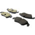 105.13221 by CENTRIC - Posi Quiet Ceramic Brake Pads with Shims and Hardware