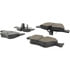 105.15040 by CENTRIC - Posi Quiet Ceramic Brake Pads with Shims and Hardware
