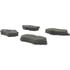 102.12500 by CENTRIC - C-Tek Semi-Metallic Brake Pads with Shims