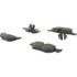 102.12670 by CENTRIC - C-Tek Semi-Metallic Brake Pads with Shims