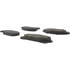 102.13240 by CENTRIC - C-Tek Semi-Metallic Brake Pads with Shims