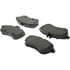 102.13400 by CENTRIC - C-Tek Semi-Metallic Brake Pads with Shims