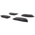 102.13510 by CENTRIC - C-Tek Semi-Metallic Brake Pads with Shims