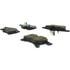 Centric 102.13610 Disc Brake Pad Set C-Tek Semi-Metallic Brake Pads with Shims