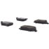 Centric 102.13620 Disc Brake Pad Set C-Tek Semi-Metallic Brake Pads with Shims