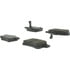 102.14510 by CENTRIC - C-Tek Semi-Metallic Brake Pads with Shims