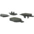 102.15010 by CENTRIC - C-Tek Semi-Metallic Brake Pads with Shims