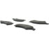 102.16760 by CENTRIC - C-Tek Semi-Metallic Brake Pads with Shims