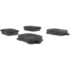 Centric 102.07070 Disc Brake Pad Set C-Tek Semi-Metallic Brake Pads with Shims