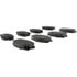 Centric 102.07340 Disc Brake Pad Set C-Tek Semi-Metallic Brake Pads with Shims