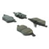 102.07360 by CENTRIC - C-Tek Semi-Metallic Brake Pads with Shims