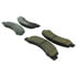 Centric 102.07560 Disc Brake Pad Set C-Tek Semi-Metallic Brake Pads with Shims