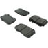 102.08470 by CENTRIC - C-Tek Semi-Metallic Brake Pads with Shims