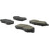 102.08660 by CENTRIC - C-Tek Semi-Metallic Brake Pads with Shims