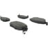 102.09100 by CENTRIC - C-Tek Semi-Metallic Brake Pads with Shims
