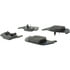 Centric 102.09520 Disc Brake Pad Set C-Tek Semi-Metallic Brake Pads with Shims