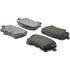 102.10180 by CENTRIC - C-Tek Semi-Metallic Brake Pads with Shims