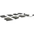 102.10290 by CENTRIC - C-Tek Semi-Metallic Brake Pads with Shims