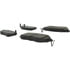 Centric 102.10780 Disc Brake Pad Set C-Tek Semi-Metallic Brake Pads with Shims