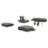 102.10860 by CENTRIC - C-Tek Semi-Metallic Brake Pads with Shims