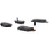 Centric 102.10880 Disc Brake Pad Set C-Tek Semi-Metallic Brake Pads with Shims