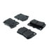 102.11130 by CENTRIC - C-Tek Semi-Metallic Brake Pads with Shims