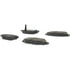 102.11140 by CENTRIC - C-Tek Semi-Metallic Brake Pads with Shims