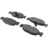 Centric 104.06881 Disc Brake Pad Set Posi Quiet Semi-Metallic Brake Pads with Hardware