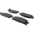 104.06910 by CENTRIC - Posi Quiet Semi-Metallic Brake Pads with Hardware