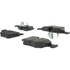 104.07250 by CENTRIC - Posi Quiet Semi-Metallic Brake Pads with Hardware