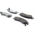 Centric 104.07290 Disc Brake Pad Set Posi Quiet Semi-Metallic Brake Pads with Hardware