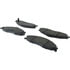 104.07490 by CENTRIC - Posi Quiet Semi-Metallic Brake Pads with Hardware