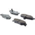 Centric 104.07500 Disc Brake Pad Set Posi Quiet Semi-Metallic Brake Pads with Hardware