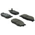 104.07550 by CENTRIC - Posi Quiet Semi-Metallic Brake Pads with Hardware