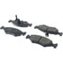 Centric 104.07660 Disc Brake Pad Set Posi Quiet Semi-Metallic Brake Pads with Hardware