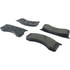104.07690 by CENTRIC - Posi Quiet Semi-Metallic Brake Pads with Hardware