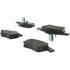 104.07950 by CENTRIC - Posi Quiet Semi-Metallic Brake Pads with Hardware