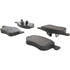 104.07940 by CENTRIC - Posi Quiet Semi-Metallic Brake Pads with Hardware