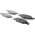 Centric 104.08040 Disc Brake Pad Set Posi Quiet Semi-Metallic Brake Pads with Hardware