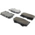 Centric 104.08120 Disc Brake Pad Set Posi Quiet Semi-Metallic Brake Pads with Hardware