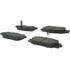 104.08290 by CENTRIC - Posi Quiet Semi-Metallic Brake Pads with Hardware