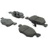 104.08430 by CENTRIC - Posi Quiet Semi-Metallic Brake Pads with Hardware