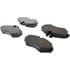 104.09280 by CENTRIC - Posi Quiet Semi-Metallic Brake Pads with Hardware