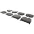 104.09830 by CENTRIC - Posi Quiet Semi-Metallic Brake Pads with Hardware