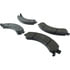 104.09890 by CENTRIC - Posi Quiet Semi-Metallic Brake Pads with Hardware