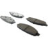 104.09310 by CENTRIC - Posi Quiet Semi-Metallic Brake Pads with Hardware