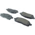 104.10110 by CENTRIC - Posi Quiet Semi-Metallic Brake Pads with Hardware