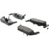 104.10120 by CENTRIC - Posi Quiet Semi-Metallic Brake Pads with Hardware