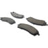 104.10190 by CENTRIC - Posi Quiet Semi-Metallic Brake Pads with Hardware